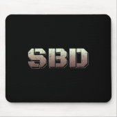 Sbd Squat Bench Deadlift Powerlift Mousepad (Vorne)