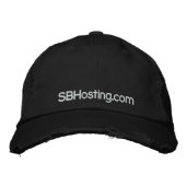 SBHosting.com Bestickte Baseballkappe (Vorderseite)