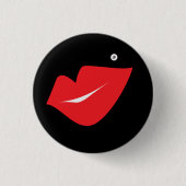 SBM Unterzeichnungs-rote Lippenminiknopf-Button Button (Vorderseite)