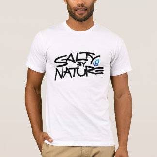 SBN T - Shirt-- weiße/blaue Ikone T-Shirt