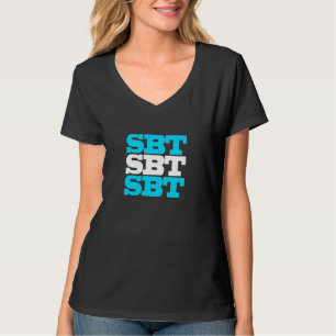 SBT T - Shirt-Blau - Terrier Staffordshires Stier T-Shirt