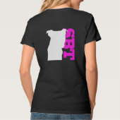 SBT T - Shirt-Rosa - Terrier Staffordshires Stier T-Shirt (Rückseite)