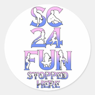 SC24FUN-LOGO RUNDER AUFKLEBER