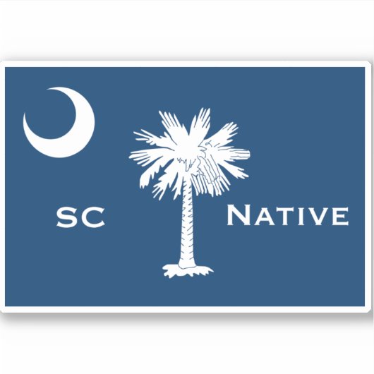 SC Flag Native Aufkleber (Vorderseite)