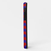 SC Monogram Zickzack, Red-Blue iPhone 5/5s Case (Hinten/Links)