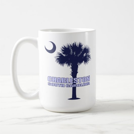 SC Palmetto & Crescent (Charleston) Kaffeetasse (Links)