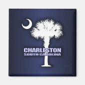 SC Palmetto & Crescent (Charleston) Magnet (Vorne)