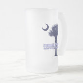 SC Palmetto & Crescent (Charleston) Mattglas Bierglas (VorderseiteRechts)