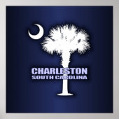 SC Palmetto & Crescent (Charleston) Poster (Vorne)