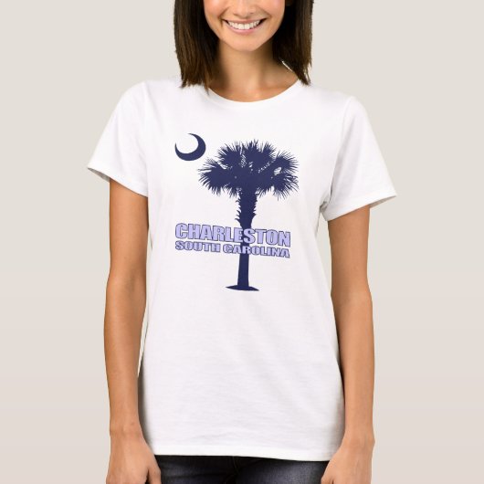 SC Palmetto & Crescent (Charleston) T-Shirt (Vorderseite)
