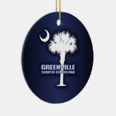 SC Palmetto & Crescent (Greenville) Keramikornament (Rechts)