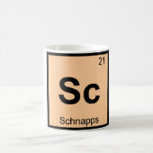 Sc - Schnapps Chemistry Periodic Table Symbol Kaffeetasse (Mittel)