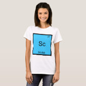 Sc - Scuba Funny Chemistry Element Symbol T-Shirt (Vorne ganz)
