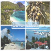 SC Seychelles - Beach Resort - Lodoicea Maldivica Aufkleber (Vorderseite)