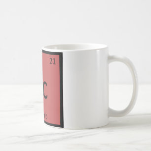 Sc - Skorpion-Sternzeichen Chemie Periodensystem Kaffeetasse