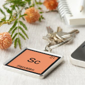 Sc - Sokrates Funny Element Chemistry Symbol T-Shi Schlüsselanhänger (Seite)