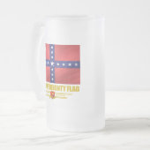 SC Souveränitätsflagge Mattglas Bierglas (Vorderseite Links)