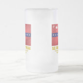 SC Souveränitätsflagge Mattglas Bierglas (Mittel)