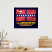 SC Souveränitätsflagge Poster (Küche)