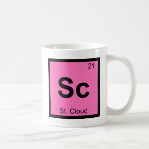 Sc - St. Cloud Minnesota Chemie Periodensystem Kaffeetasse