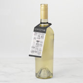 Sc-Visitenkarte-Wein Flaschenanhänger (Angewinkelt)