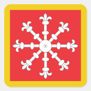 SCA AEthelmearc Populace Abzeichen Quadratischer Aufkleber