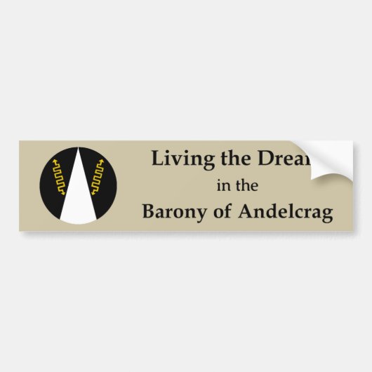SCA Andelcrag Bumper Sticker Autoaufkleber (Vorne)