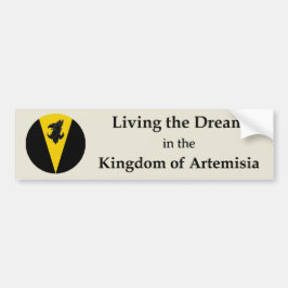 SCA Artemisia Bumper Sticker Autoaufkleber