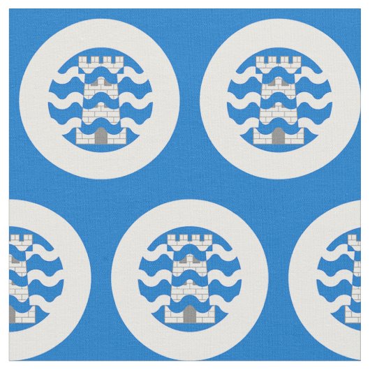 SCA Bard's Keep Populace Badge Fabric Stoff (Nahaufnahme)