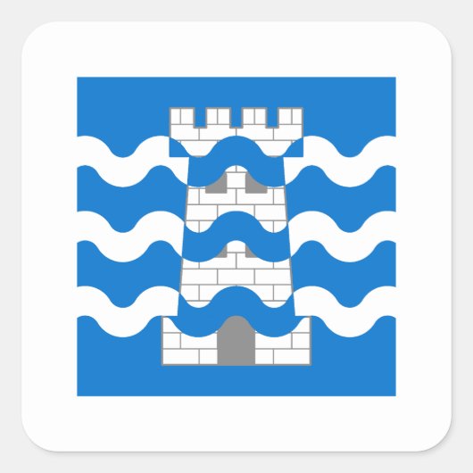 SCA Bard's Keep Populace Badge Square Sticker (Vorderseite)