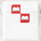 SCA Blaiddwyn Populace Abzeichen Quadratischer Aufkleber (Tasche)