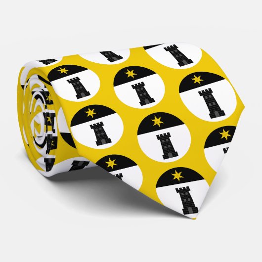 SCA Bordergate Populace Abzeichen Krawatte (Gerollt)