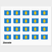 SCA Bronzelm Populace Abzeichen Sticker (Blatt)