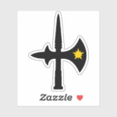 SCA Bryn Gwlad Custom-Cut Vinyl Sticker (Blatt)