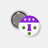 SCA Caer Gelynniog Magnet (Vorderseite/Rückseite)