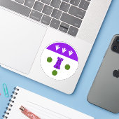 SCA Caer Gelynniog Vinyl Sticker (Laptop mit iPhone)