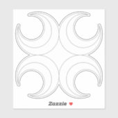 SCA Caid Custom-Cut Vinyl Sticker (Blatt)