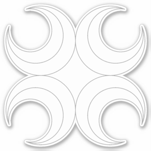 SCA Caid Custom-Cut Vinyl Sticker (Vorderseite)