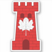 SCA Castel Rouge Custom-Cut Vinyl Sticker (Vorderseite)