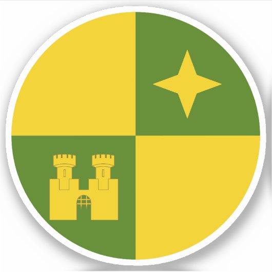 SCA Castle North Vinyl Aufkleber (Vorderseite)