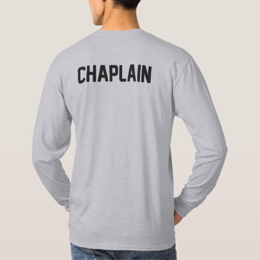 SCA Chaplain Langärmeliger T - Shirt (Rückseite)