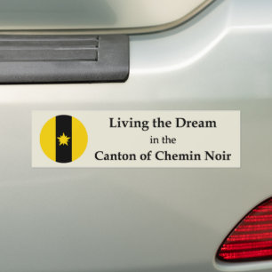 SCA Chemin Noir Aufkleber Autoaufkleber