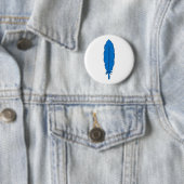 SCA Clan Blue Feather Button (Beispiel)