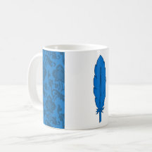 SCA Clan Blue Feather Coffee Tasse