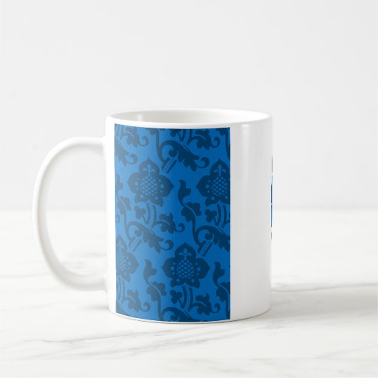 SCA Clan Blue Feather Coffee Tasse (Links)