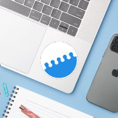 SCA Cleftlands Vinyl Sticker (Laptop mit iPhone)