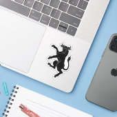 SCA Cluain Custom-Cut Vinyl Sticker (Laptop mit iPhone)