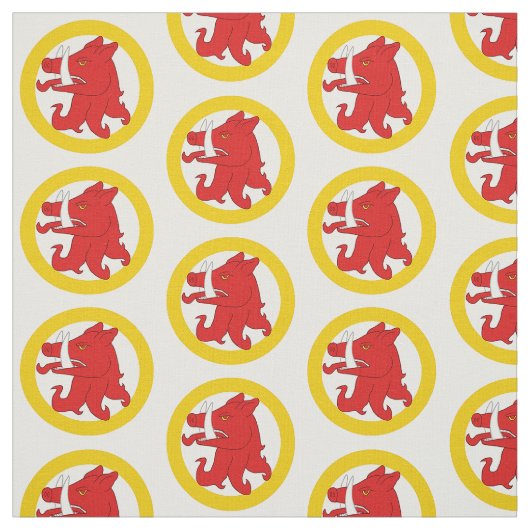 SCA Coeur d'Ennui Populace Abzeichen Fabric Stoff (Muster)