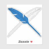 SCA College of Saint Monica Vinyl Sticker (Blatt)