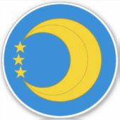 SCA Crescent Moon Vinyl Sticker (Vorderseite)